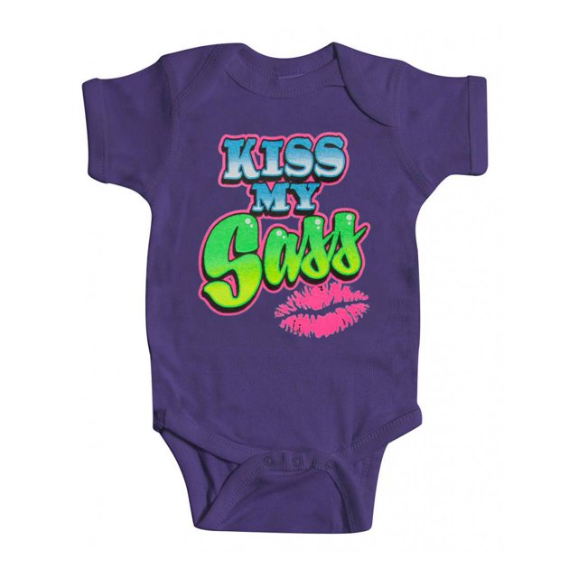 Body Bébé "Kiss My Sass" - Violet - 18M