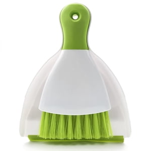 Pinceau à balai Pinceaux à balais - Petit balai et jeu de pans, Mini Balai et Dustpan, Petit Pistolet et Brush Set pour le nettoyage à domicile, Canapé, Bureau, guinée Cage de porc, chat Litter etcreen