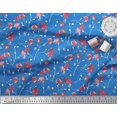 thumbnail image 2 of Soimoi Rayon Fabric Leaves, & Rose Floral Decor Fabric Printed Yard 42 Inch Wide, 2 of 3
