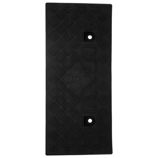 Threshold Ramp, Sturdy Lightweight Driveway Ramp Plastic Abrasion Resistant For Home Entrances For Home Garages For Curbs For Loading Docks Black