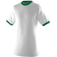 thumbnail image 2 of T-Shirt à Col Contrastant 3TG Blanc/kelly, 2 of 2