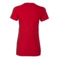 thumbnail image 2 of Women’s Fine Jersey Tee, XL, Red, 2 of 2