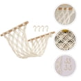 thumbnail image 2 of CIMAXIC Fruit Vegetable Macrame Hammock Handwoven Hammock for Home Kitchen Storage,11.81"X19.69"X1.18", 2 of 5