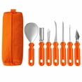 thumbnail image 1 of Iodue Coupe-Citrouilles Kit de Sculpture – Outil en Acier Inoxydable – Kit de Sculpture de Citrouilles Robuste pour Débutants et Pros pour Décorations de Porte d'Halloween, 1 of 3