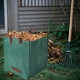 thumbnail image 2 of SIYTUAU Reusable Gardening Leaf Bag With Reinforced Handle Foldable And Portable Design Plastic Material For Yard Cleaning And Storage Leaf Bag 270L B, 2 of 7