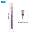 thumbnail image 2 of Metallic Marker Pens, 3 Pack Paint Pens Small Point Colored Markers Art Marker Pen, Purple Silver, 2 of 6