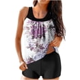 thumbnail image 1 of Birdeem Ensembles de Bikinis pour Femmes Dames Mode Multicolore Rétro Imprimé Fleur Feuille Maillots de Bain Bretelles Femmes Maillot de Bain Deux Pièces, 1 of 12