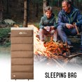 thumbnail image 3 of keepw Fill Power Rectangle Duck Ultralight Wearable 4 Season Envelope Sleeping Bag for Outdoor Camping TYPE2, 3 of 6