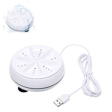Portable Washing Machine 1 kg Laundry Quantity Mini Rotating Washer with USB Cable for Home Business Travel