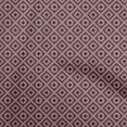 thumbnail image 1 of oneOone Cotton Poplin Maroon Fabric Geometric Craft Projects Decor Fabric Printed By The Yard 42 Inch Wide, 1 of 4