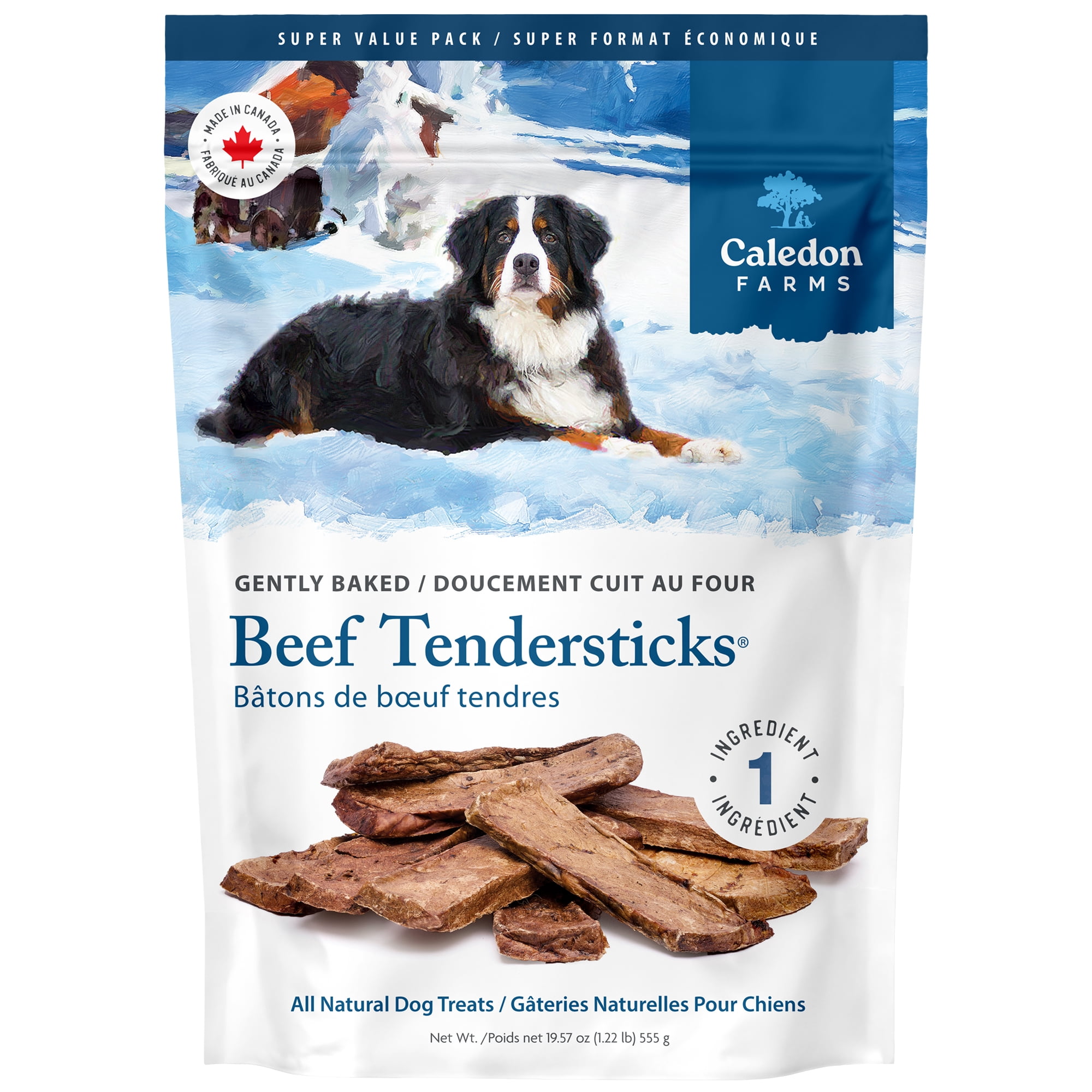 Caledon Farms Beef Tendersticks Super Value pack Dog Treats 555 grams