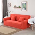 thumbnail image 2 of 2024 Jacquard Stretch Sofa Slipcover Textured Non Slip Couch Cover  Loveseat  Dark Gray, 2 of 6
