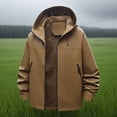 thumbnail image 4 of Yuyuzo Womens Rain Jacket Waterproof Lightweight Windbreaker Jacket Plus Size Raincoat with Pockets, 4 of 6