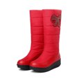 thumbnail image 4 of Chaussures pour Femmes Mode Automne Chaudes Épaisses Bottes Hautes Neige Automne en Liquidation, 4 of 9