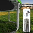 thumbnail image 3 of Mersco 14ft Trampoline for Kids and Adults, Outdoor Trampolines with Basketball Hoop and Enclosure Net, Loading 1400LBS, Green, 3 of 9