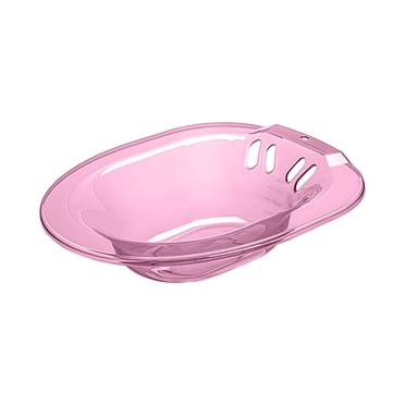 Toilet Sitz Bath with Flusher 2000ml Hip Basin Bidet Universal for Toilets Squat Pink