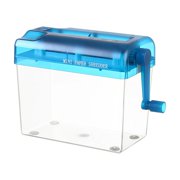 KLKCMS Manual Paper Shredder Mini Paper Cutting Machine Professional A4 Paper Household Blue