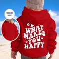 thumbnail image 2 of Chandail à Capuchon à Manches Longues pour Fille, Sweat Graphique, Mignon Pull-Over pour Enfants, Vêtements pour Filles, 2 of 5