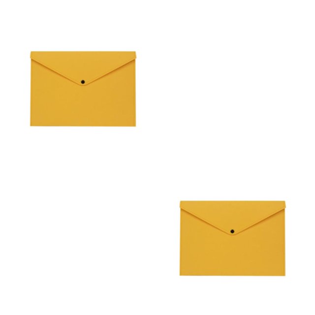 mmirethe Rangez les Documents Importants avec Style, Sac de Rangement en Feutre, Organisateur de Dossiers, Rangement de Fichiers, Jaune 2Set