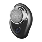 EGNMCR Mini Shaver, Mini Shaver Portable Electric Shaver Pocket Portable Dry Wet Dual-use Men USB Rechargeable Shaver Easy To Charge With One Button Mini shaver