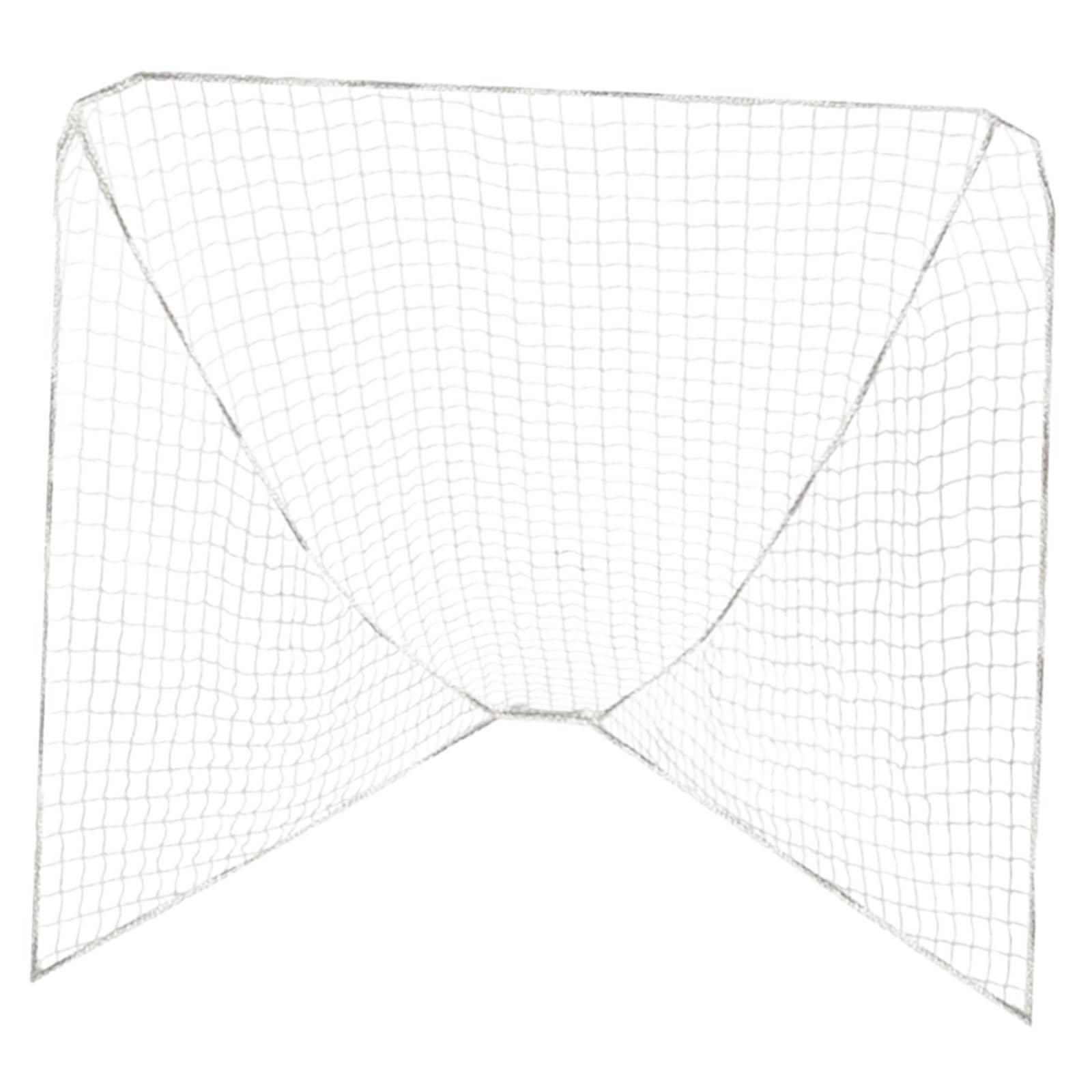 Lipstore Lacrosse Goal Net Hockey Goal Replacement Nets Versatile Sports Training Net White 4mm