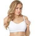 thumbnail image 1 of Playtex Womens Nursing Sport Racerback Bra, S, White, 1 of 2