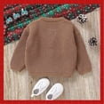thumbnail image 4 of Posijego Chandail pour Tout-Petit Bébé Fille Garçon à Col Rond à Manches Longues en Tricot, Haut Chandail, Vêtements d'Automne Hiver pour Nourrisson, 4 of 6
