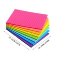 thumbnail image 2 of Productivity Sticky Notes Lined 4x6 Inch Notes with Bright Ruled Lines Strong Memo Pads 6 Pads per Sheets per Pad, 2 of 7