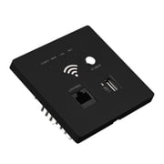 Yeacher In-Wall Wireless WiFi Router 300M AP Access Point WiFi Router USB-Charging Socket Wall Mount Wi-Fi AP Router with WPS Encryption