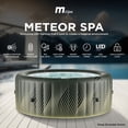 thumbnail image 3 of MSpa Round Inflatable Bubble Spa, 4 to 6 Person Hot Tub with LED Lights, Meteor, 3 of 12
