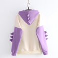 thumbnail image 4 of Pompotops Mode Femmes Décontracté Imprimé Manches Longues Sweat-Shirt Dinosaure en Solde, 4 of 4
