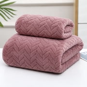 Bath Towel Set, EDHITNR Velvet Spun Highly Absorbent Soft Bath Towels, Quick Dry Machine Washable Towel Set for Bathroom Spa Gym Home Decor