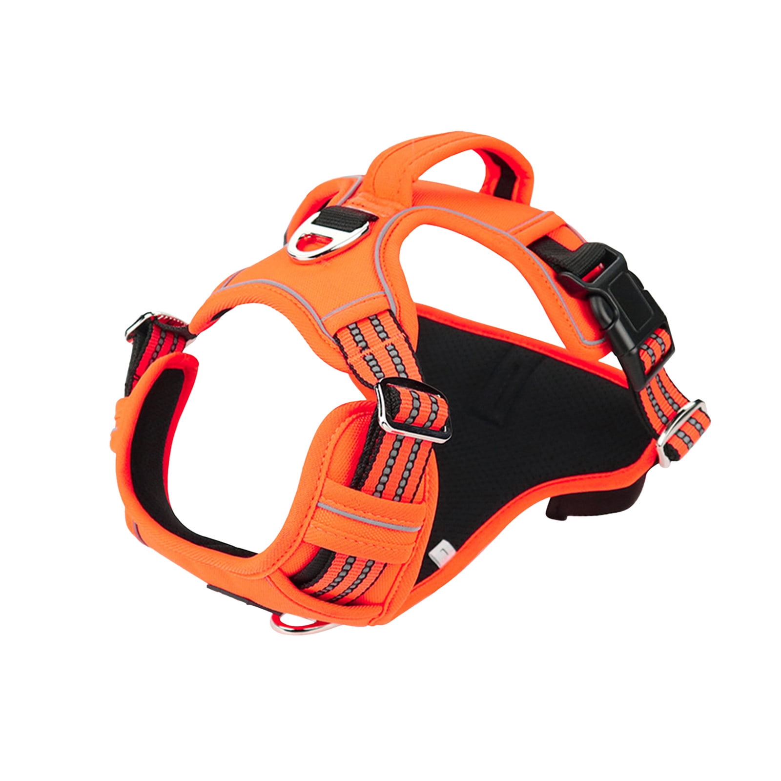 TIMIFIS Harnais pour Chien Laisse pour Animal de Compagnie Chien Chat Trousse Chien Réfléchissant Sangle de Poitrine Chiot Harnais de Marche Extérieur Taille Moyenne Chien - Automne