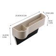 thumbnail image 2 of XZNGL Car Storage Organizer Front Seat Car Seat Filler, Multifunctional Seat Storage Box with Cup Holder, and Hole Position with Usb Car Charger（Left Side） Car Seat Organizer Front Seat, 2 of 2
