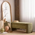 thumbnail image 2 of Bouclair Banc Ottoman Vert avec Rangement, 2 of 10