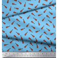 thumbnail image 3 of Soimoi Cotton Duck Fabric Guitar Musical Instrument Printed Fabric 1 Yard 56 Inch Wide, 3 of 3