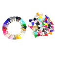 thumbnail image 2 of 100-Pack Cloth Flower Pendants Tassel Charms DIY Earrings Making Elegant, 2 of 9