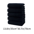 thumbnail image 3 of 5 Pcs Cotton Towel Set, European American Style Border Face Wash Cloth, Absorbent Fast Drying, Natural Soft Comfortable, Multi-Scene Use, Wholesale Gift Package, 3 of 6
