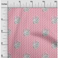 thumbnail image 1 of oneOone Polyester Lycra Peach Fabric Abstract Block Sewing Material Print Fabric By The Yard 56 Inch Wide, 1 of 5