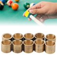 thumbnail image 4 of Embouts de Queue de Snooker pour Piscine, 10 Pcs Embouts de Queue de Billard en Laiton Embouts de Queue de Snooker Embouts de Billard, 4 of 8
