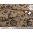 thumbnail image 3 of Soimoi polyester Crepe Fabric Mix Fruits Print Fabric by Yard 52 Inch Wide, 3 of 3
