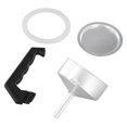 thumbnail image 3 of Espresso Coffee Moka Pot Replacement Parts Handle,Gasket Seal,Funnel,Filter, 3 of 10