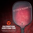 thumbnail image 3 of Pagaie de pickleball rouge composite Onix Stryker 4, 3 of 9