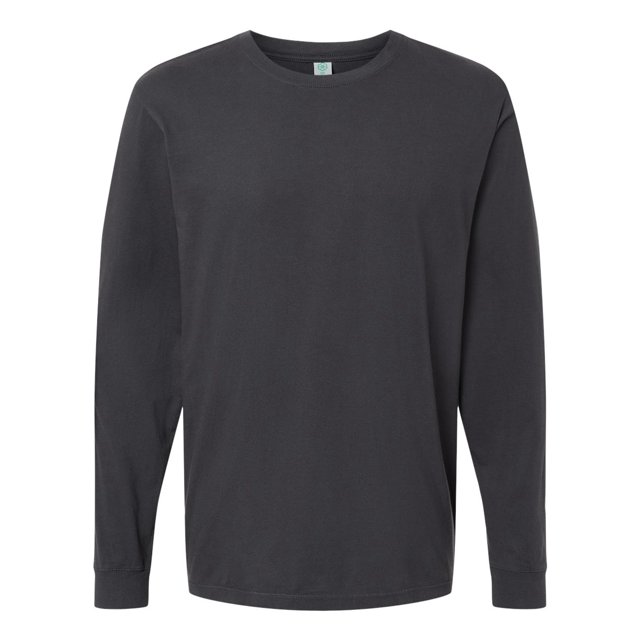 SoftShirts T-Shirt à Manches Longues Bio pour Adulte, TG, Noir
