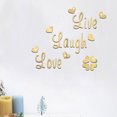 thumbnail image 1 of TIMIFIS Wall Stickers Live Laugh Love Quote Removable Wall Art Stickers Mirror Decal DIY Room Decor A Fall Decorations For Home - Fall, 1 of 2