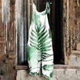 thumbnail image 2 of Pisexur Femmes Summer Casual Combinaisons Dressy Hawaii Imprimé Manches Barboteuses Spaghetti Sangle Réglable Pantalons Amples Combinaison avec Poches, 2 of 5