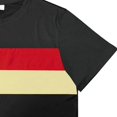 thumbnail image 4 of Maplenight T-Shirt Homme Manches Courtes Col Rond T-Shirt Décontracté Été Color Block T-Shirt Classique Basique, 4 of 7