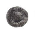 thumbnail image 1 of Pet bed oval bed Grey wave microfiber, 1 of 4