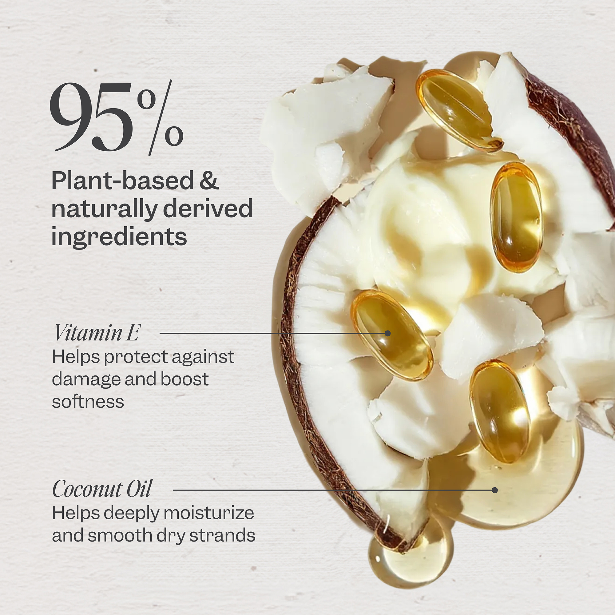 Renpure Coconut & Vitamin E Nourishing Moisture Conditioning Hair Mask - 8. fl. oz. 227 g