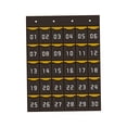 thumbnail image 1 of Wisewang Sturdy Classroom Pocket Chart Organizer Holds Cellphones Sundries And Calculators With Open Access Sturdy And Durable. Gray 30 Pockets, 1 of 6
